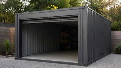 Металлический гараж из блок-контейнера: плюсы, минусы и подводные камни