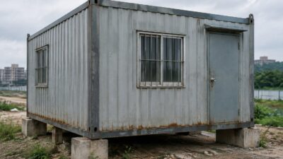 Сколько служит металлическая бытовка и что ломается в ней раньше всего