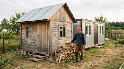 Времянка на участке: чем отличается от бытовки и когда дешевле